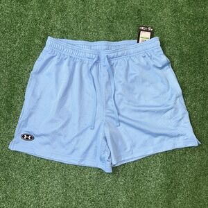 Under Armour Mesh Icon Shorts‎ 5" Size Large Light Blue Athletic